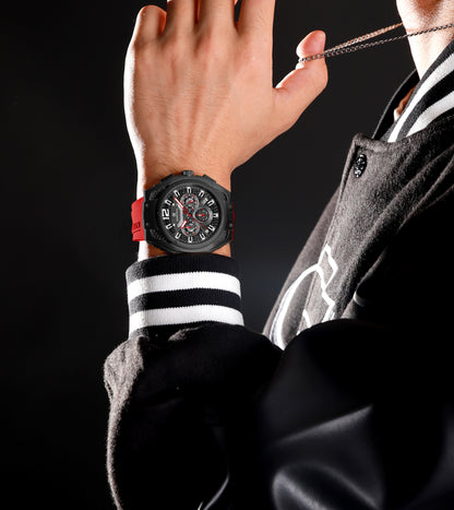 Naviforce Men Silicone Chrono 8063