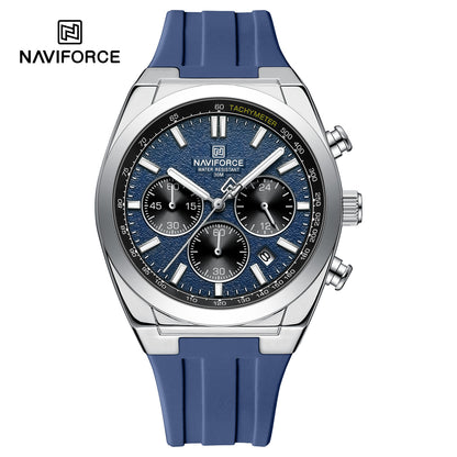 Naviforce Men Silicone Chrono 8080