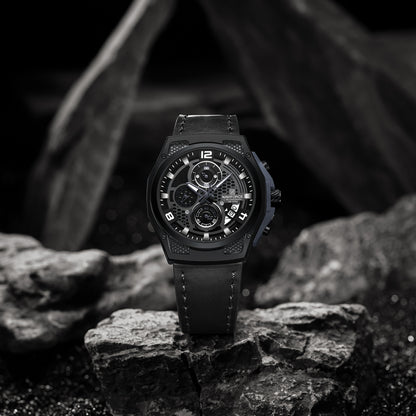 Naviforce Men Leather Chrono 8051