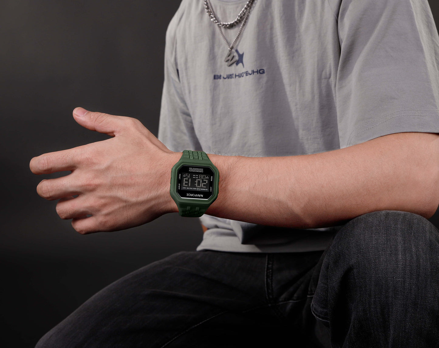 Naviforce Men Silicone 7116