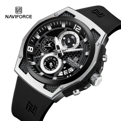 Naviforce Men Silicone Chrono 8051