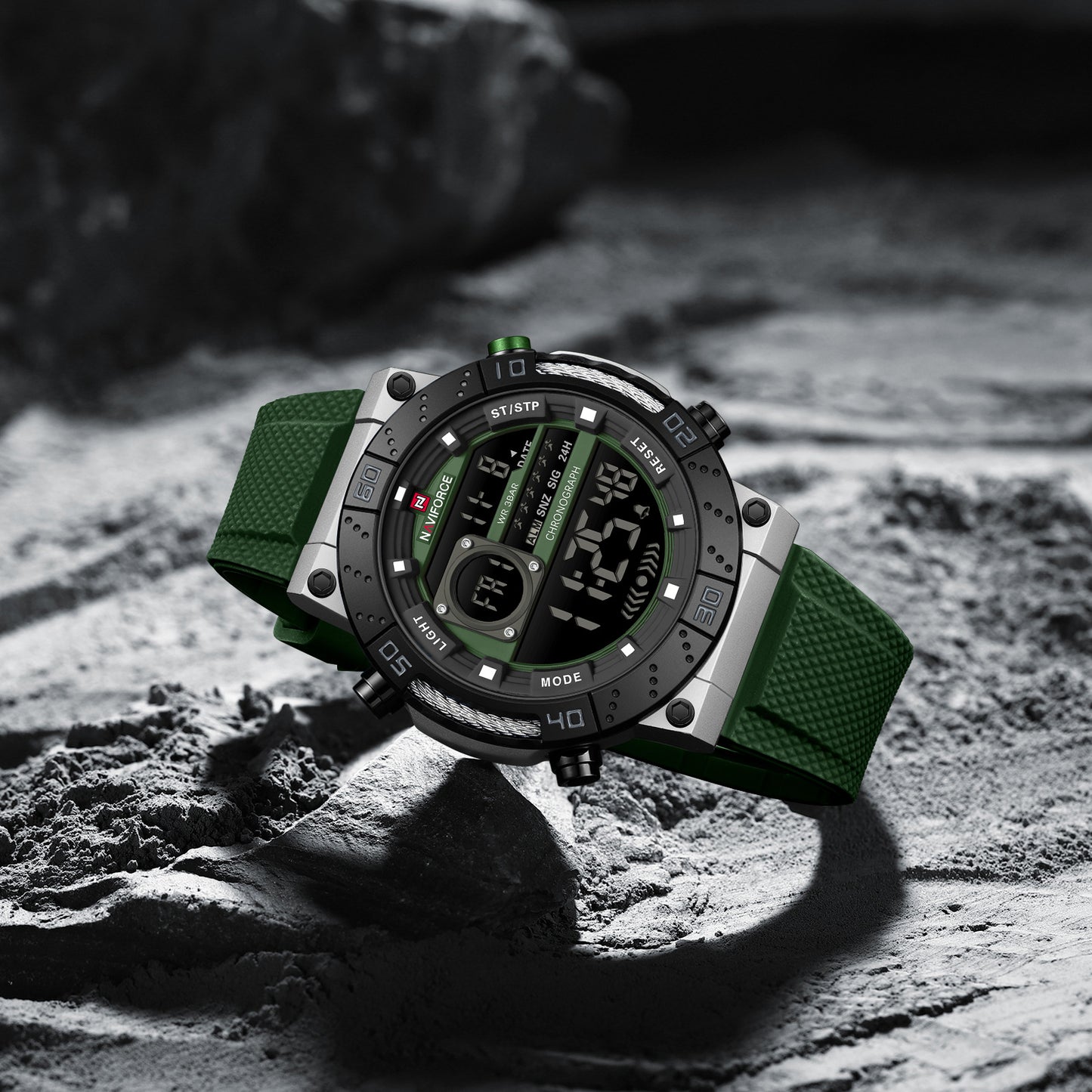 Naviforce Men Silicone 9241