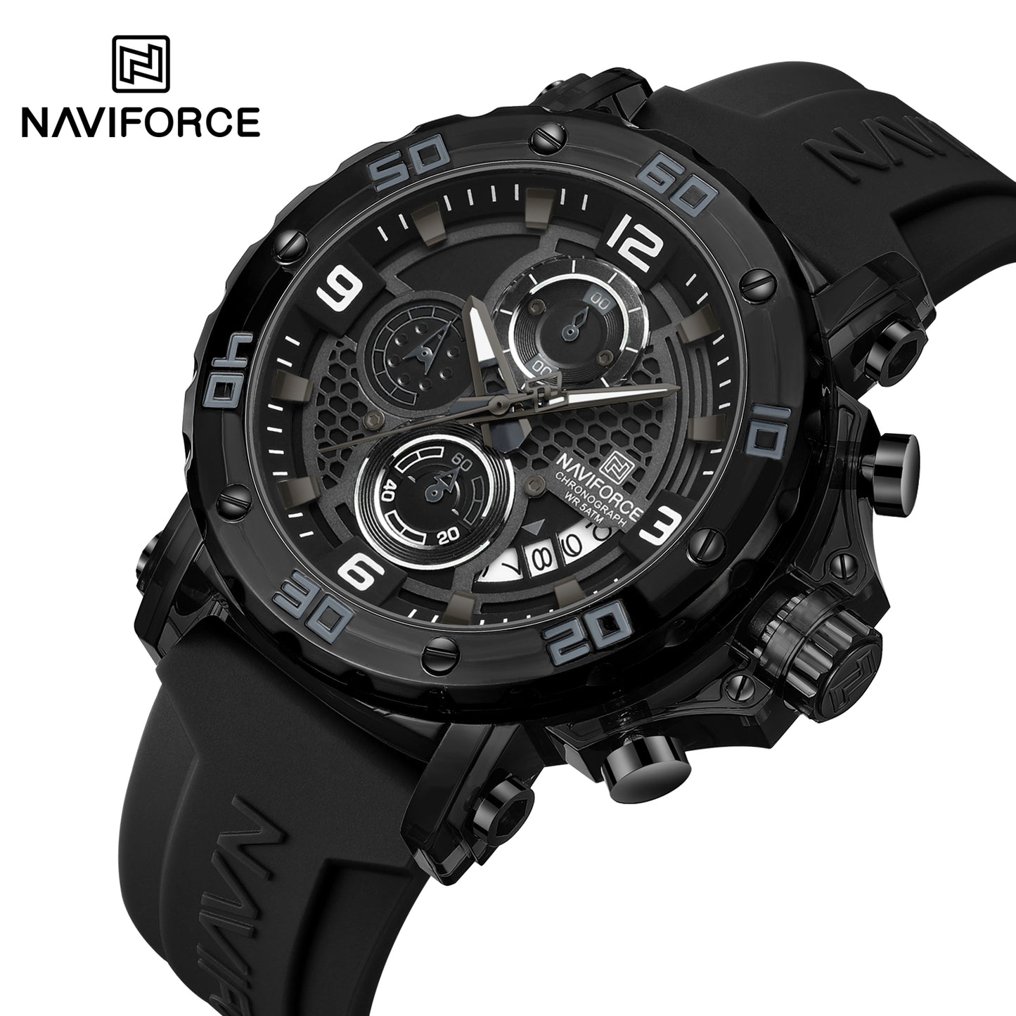 Naviforce Men Silicone Chrono 7123