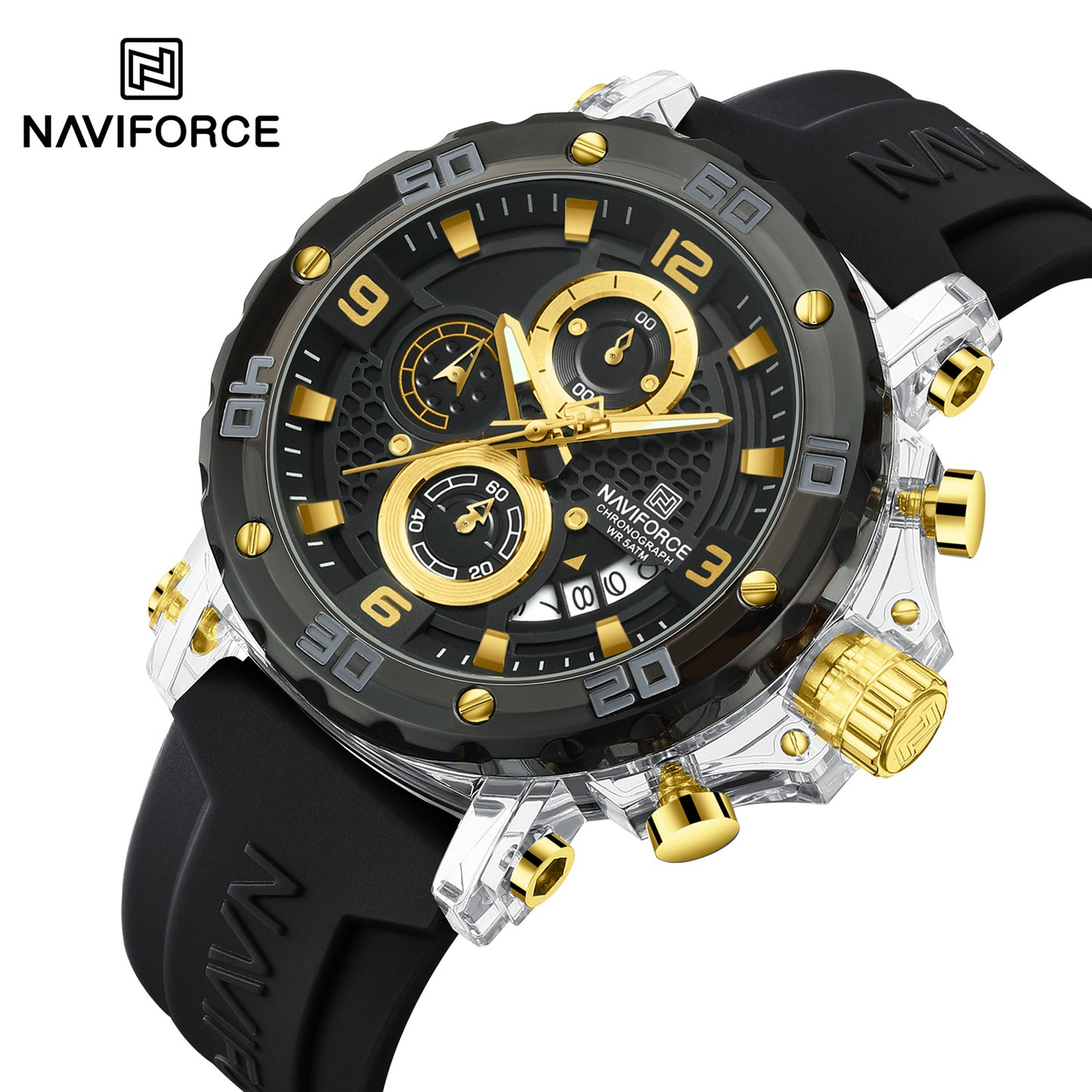 Naviforce Men Silicone Chrono 7123