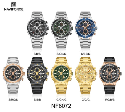 Naviforce Men Chrono 8072