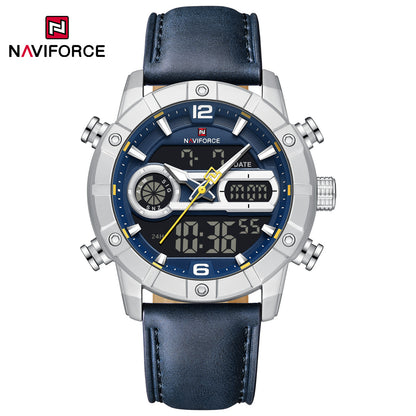 Naviforce Men Leather Double 9263