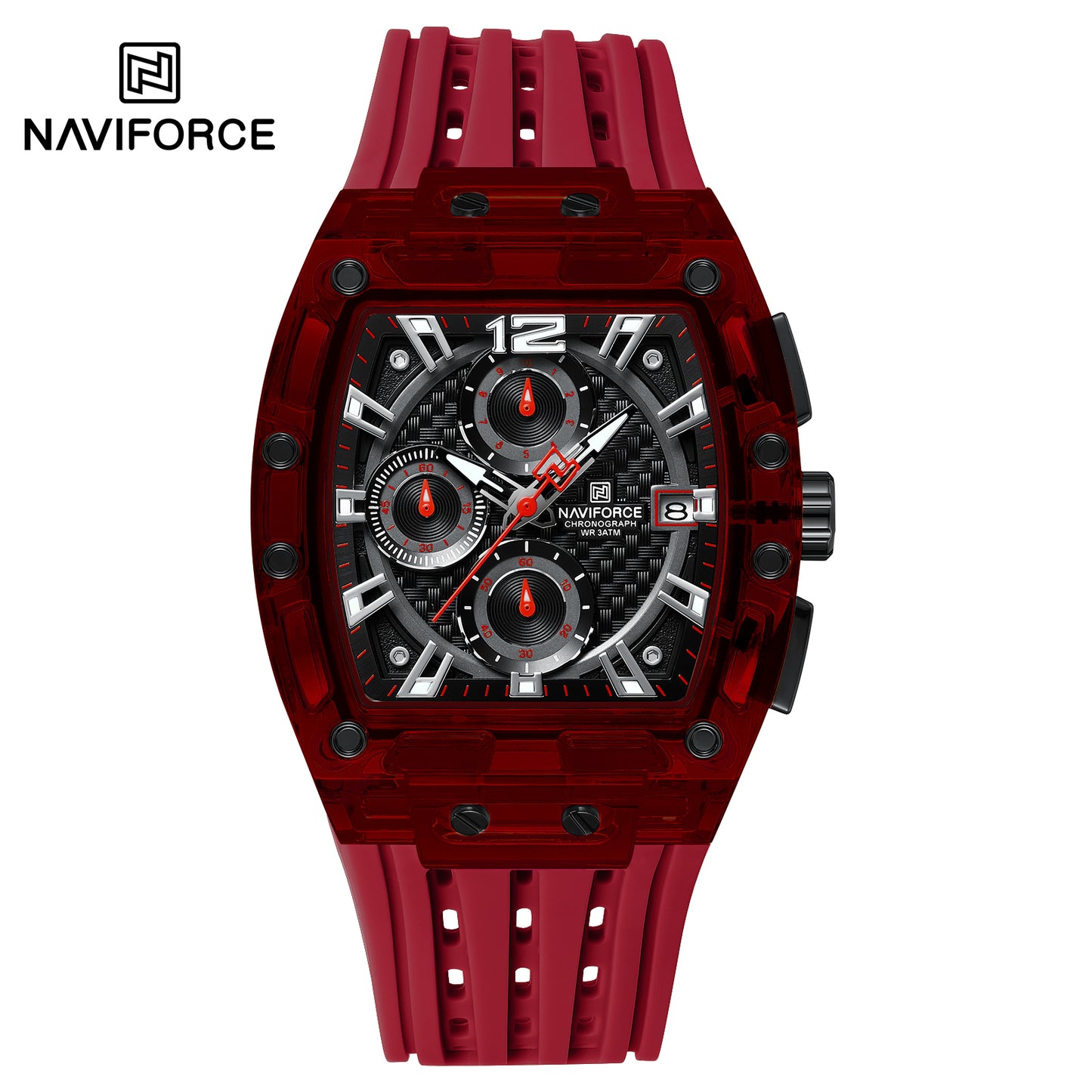Naviforce Men Silicone Chrono 7105