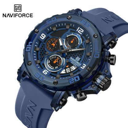 Naviforce Men Silicone Chrono 7123