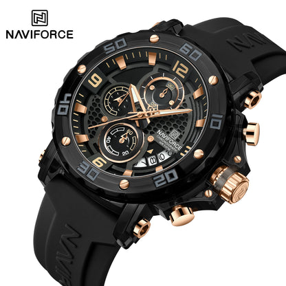 Naviforce Men Silicone Chrono 7123