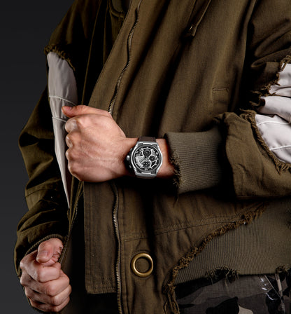 Naviforce Men Leather Chrono 8051